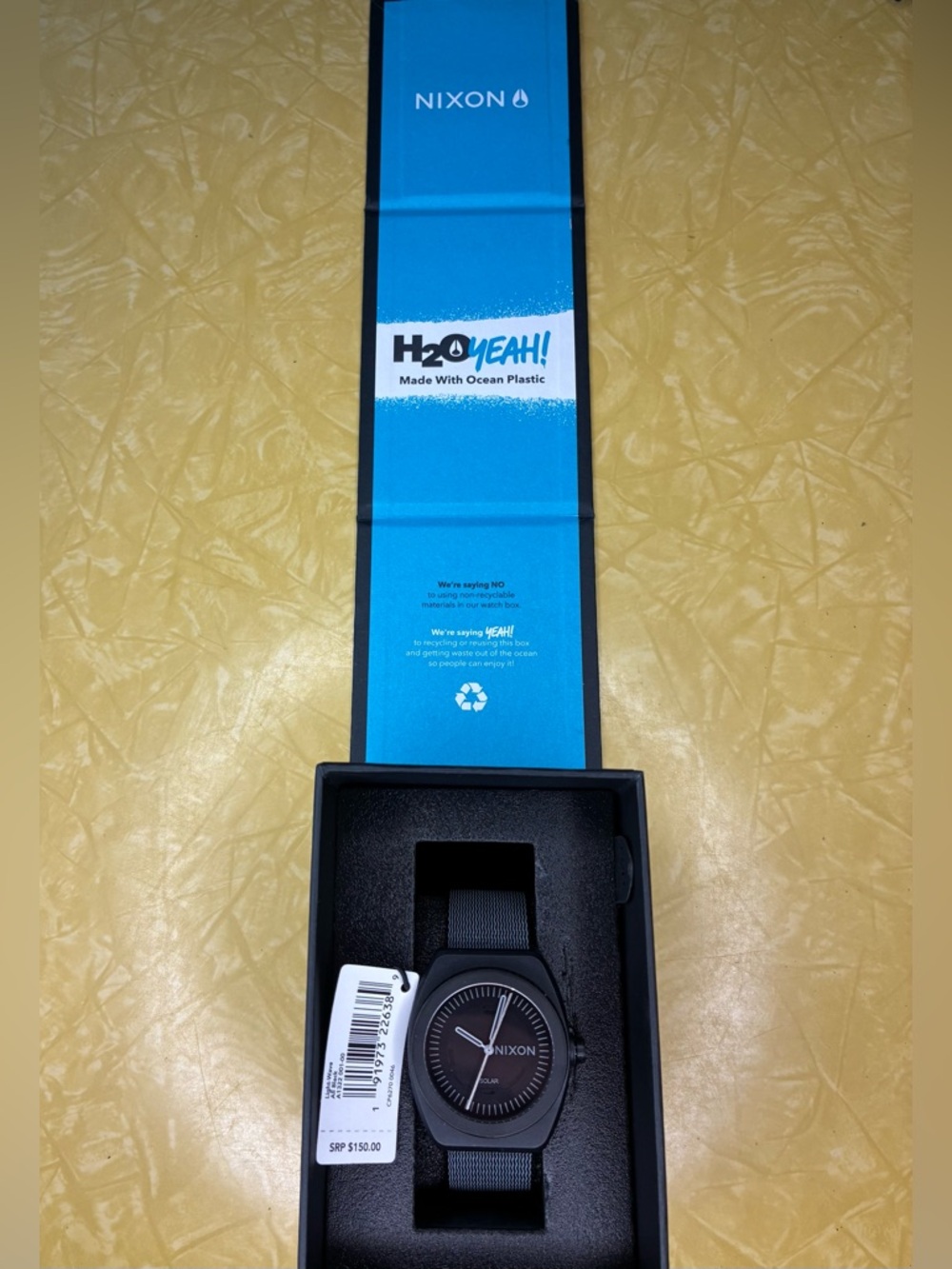 Nixon The Light Wave- New in Box- Solar Powered Watch